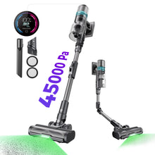 Proscenic P16 Cordless Vacuum Cleaner – 45000Pa Suction, 55Min Runtime, Anti-Tangle, GreenEye Laser, Foldable Design for Pet Hair, Carpets & Hard Floors