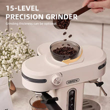 HiBREW H14 Espresso Coffee Machine 20 Bar High Pressure 15-gear Grinder Setting Pre-brew Function NTC Temperature Control Cup Capacity Setting