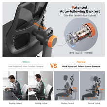 NEWTRAL MAGICH003 High Back Ergonomic Chair Auto-Following Backrest Adjustable Headrest Seat Depth Adaptive Lower Back Support 100-300 lbs Height Capacity
