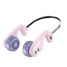 Portable Neck Fans, Wearable Personal Fan, 3200 Mah Battery Powered Bladeless Fan for Outdoor Travel
