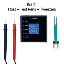 LCR- P1 Mini Intelligent Tweezers LCR SMD ESR Tester Resistance, Capacitance, Inductance, Continuity Test and Measurement Tools