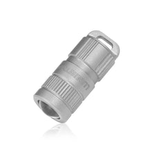 EDC PIMI Titanium Protable Mini Keychain Flashlight with 10180 Battery USB Rechargeable Waterproof LED Keychain Light Outdoor EDC Tools