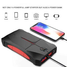 TUERBB J01 Portable Car Emergency Jump Starter Powerbank 13800mAh 51.05wh Peak Current 1200A with LED Flashlight Waterproof
