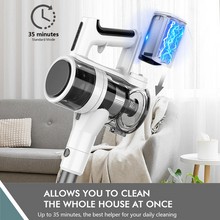 Teendow P11 Pro Cordless Vacuum Cleaner, 25KPA Suction Power, 35Minute Runtime, Quiet ≤75dB, 2200mAh Battery, 450ML Dustbin, Lightweight, Pet Hair & Home Cleaning