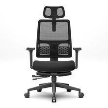 Newtral MagicH-BP Ergonomic Chair with Footrest - Home Office Desk Chair with Auto-Following Lumbar Support, 4D Armrest, Seat Depth & Height Adjustable, 96°-136° Reclines