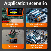 Fiizreal PBRM-1 18650 Battery Voltage Internal Resistance Tester, High-precision Trithium Lithium lron Phosphate Battery Tester