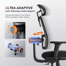 NEWTRAL MAGICH003 High Back Ergonomic Chair Auto-Following Backrest Adjustable Headrest Seat Depth Adaptive Lower Back Support 100-300 lbs Height Capacity