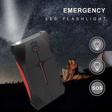 TUERBB J01 Portable Car Emergency Jump Starter Powerbank 13800mAh 51.05wh Peak Current 1200A with LED Flashlight Waterproof