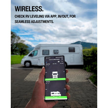 TUERBB RVS01 Smart RV Leveling System bluetooth Wireless Control Real-Time Precise Leveling Measurements Advanced Wireless Camper Leveler