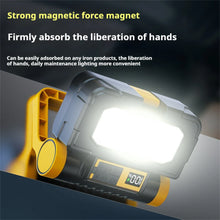 Multifunctional Folding LED Solar Flashlight Dual Light Source Outdoor Camping Torch Built-in 18 Hardware Tools USB Rechargeable Outdoor Waterproof Emergency Lantern
