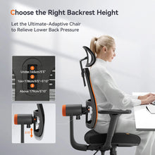 NEWTRAL MAGICH003 High Back Ergonomic Chair Auto-Following Backrest Adjustable Headrest Seat Depth Adaptive Lower Back Support 100-300 lbs Height Capacity
