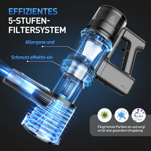 Teendow P11 Pro Cordless Vacuum Cleaner, 25KPA Suction Power, 35Minute Runtime, Quiet ≤75dB, 2200mAh Battery, 450ML Dustbin, Lightweight, Pet Hair & Home Cleaning