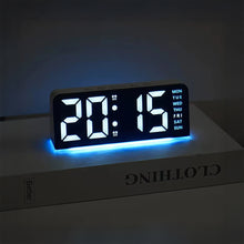 LED Digital Alarm Clock with Dual Alarms, Temperature Display, Mood Light & Adjustable Brightness – USB & Battery Powered Bedside Clock