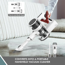 Teendow P11 Pro Cordless Vacuum Cleaner, 25KPA Suction Power, 35Minute Runtime, Quiet ≤75dB, 2200mAh Battery, 450ML Dustbin, Lightweight, Pet Hair & Home Cleaning