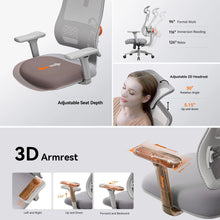 NEWTRAL MAGICH003 High Back Ergonomic Chair Auto-Following Backrest Adjustable Headrest Seat Depth Adaptive Lower Back Support 100-300 lbs Height Capacity