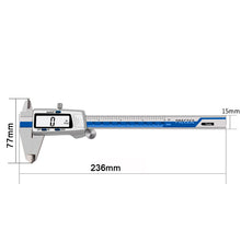 ET52 Stainless Steel Caliper Measuring Tool Digital Precision Caliper with Magnetic Stripe Sticker Technology 0.01-150mm Range Large LCD Display Automatic On/Off function LR44 Button Battery Included