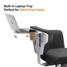 NEWTRAL FREEDOM-X PRO Fabric Waterproof Multi-Posture Cross-Legged Chair with Armrest Transparent Skate Wheels