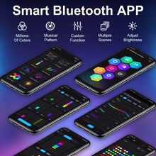 Smart Desktop 2 In 1 Reading Lamp Ambient Light With 3 Color Temperatures Stepless Dimming APP Control Sync With Music