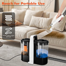 CROSIKO W07 Home Upholstery & Carpet Cleaner – 15KPa Powerful Spray & Suction Fabric Washer, Dual Water Tanks, Fast Drying, Portable Design