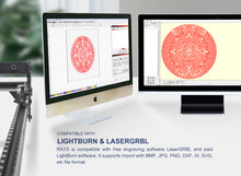 LONGER RAY5 5W Laser Engraver, 3.5inch Touch Screen, Offline Carving, Ultrafine Focused Laser, 32 Bit Chipset, Upgradable Laser Module