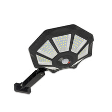 168 LED Solar Outdoor Wall Light with Motion Sensor – Waterproof Security Lighting for Garden, Garage, and Exterior Walls