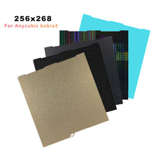 Anycubic Kobra 3 Build Plate PEI Textured PEO 256x268 Double Sided Heat Bed Spare Parts