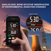 ET925PRO Portable Electromagnetic Radiation Detector Electric Field Magnetic Field Tester Data Hold Sound Light Alarm EMF Meter