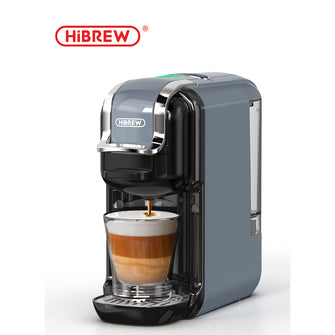 HiBREW H2B 19Bar 5 in 1 Multiple Capsule Coffee Machine Hot/Cold DG Cappuccino Nes Small Capsule ESE Pod Ground Coffee Cafeteria