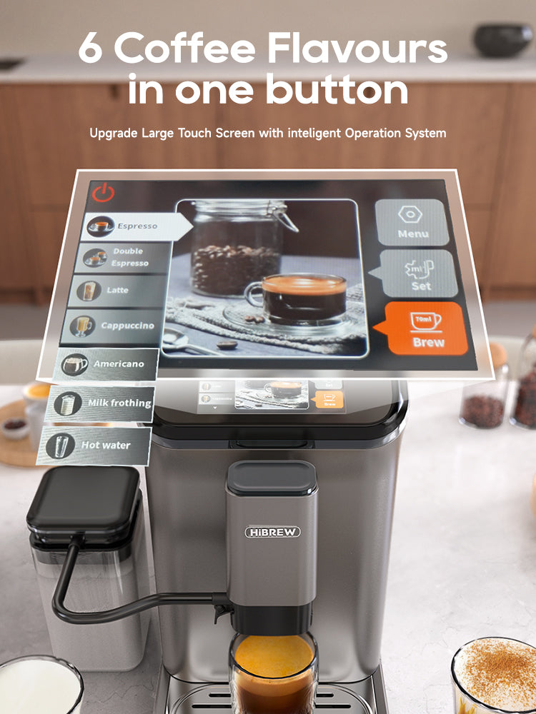Cafetera espresso automática HiBREW H16: un café en la cocina