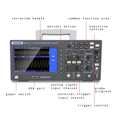 Hantek 2D15 Digital Oscilloscope 2 Channels 100Mhz/150Mhz Storage USB Osciloscopio Portable Multimeter Tester