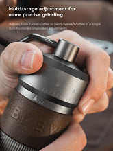 HiBREW G4B Manual Coffee Grinder Portable High Quality Hand Grinder Mill Aluminium With Visual Bean Storage