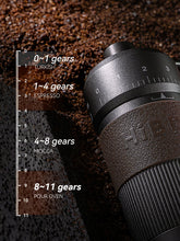 HiBREW G4B Manual Coffee Grinder Portable High Quality Hand Grinder Mill Aluminium With Visual Bean Storage