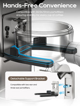 Hibrew G7 Automatic Coffee Grinder – 420 Stainless Steel Burr, Timed Grinding, Compatible with 51/54/58mm Portafilters