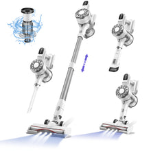 Teendow V08 PRO Cordless Vacuum Cleaner – 25kPa Powerful Suction, 6-in-1 Stick Vacuum for Pet Hair, Carpet, Hard Floors, Home Cleaning