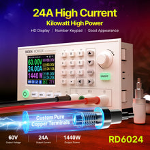 RIDEN RD6024 60V 24A DC to DC Adjustable Regulated Step Down Voltage Bench Power Supply Buck Converter Support Battery Charging