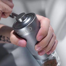 HiBREW G4 Manual Coffee Grinder Portable High Quality Hand Grinder Mill Aluminium With Visual Bean Storage