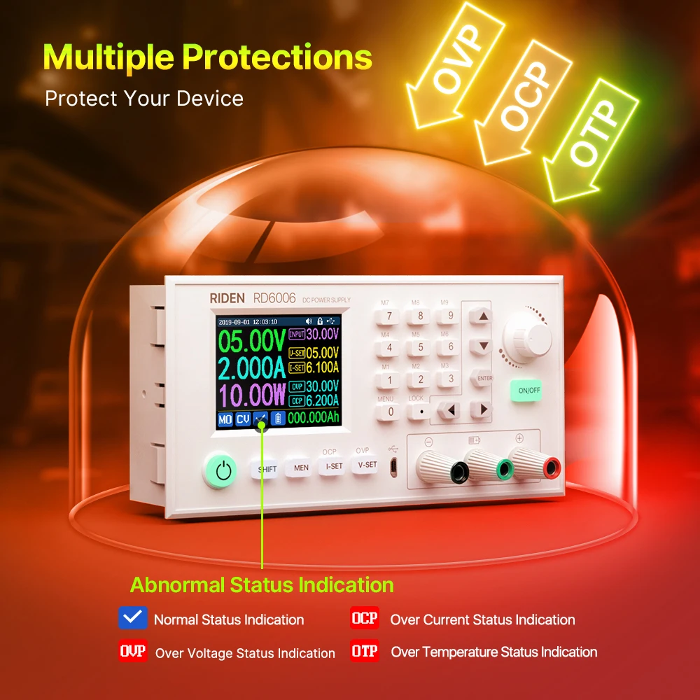 Riden Rd6006 Module Only RIDEN RD6006 DC Voltage Current Step-down Stabilized Lab Power Supply ...