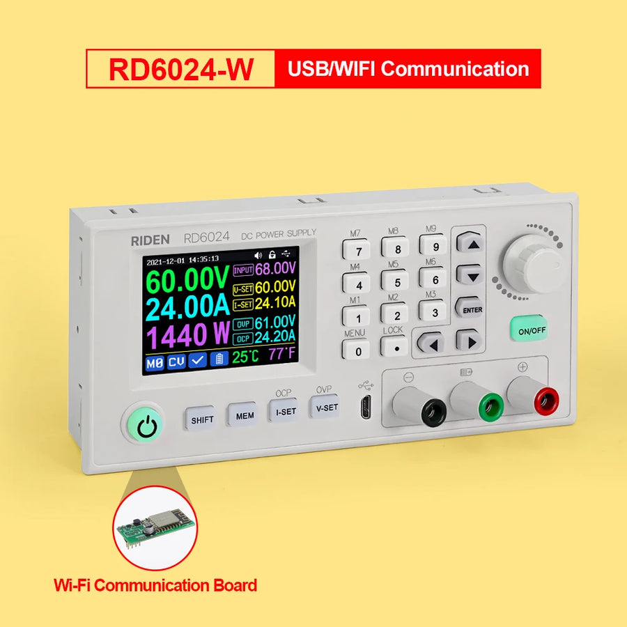 RIDEN RD6024 60V 24A DC to DC Adjustable Regulated Step Down