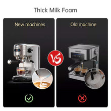 HiBREW H11 Semi Automatic Espresso Machine 1450W 1.1L 19Bar High Extraction 25s Rapid Heating Single/Double Cup Coffee Maker EU