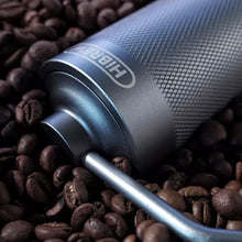 HiBREW G4 Manual Coffee Grinder Portable High Quality Hand Grinder Mill Aluminium With Visual Bean Storage