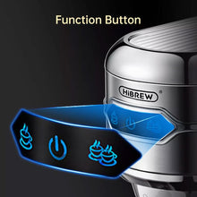 HiBREW H11 Semi Automatic Espresso Machine 1450W 1.1L 19Bar High Extraction 25s Rapid Heating Single/Double Cup Coffee Maker EU