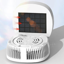 Solar Fan Portable Wireless Fold Rechargeable with Control and Lighting Power Bank Low Noise Ventilador Desktop Outdoor Camping