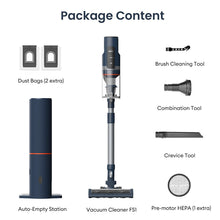Ultenic FS1 Cordless Vacuum Cleaner with Auto-Empty Station, 30KPa Suction, 450W Motor, 4 Speed Modes, 5-Layer Filtration, Up to 60 Mins Runtime, Removable Battery, Touchscreen