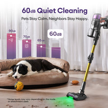 Ultenic U20 Cordless Vacuum Cleaner - 55KPa Strong Suction, Tangle-Free Pet Hair Cleaning, 60-Min Long Runtime, 60dB Quiet Operation, Self-Standing Design