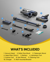 Vactidy V12 Cordless Vacuum Cleaner, 50000Pa Suction, 450W Motor, 2-in-1 Wet Dry Vacuum, LED Display, 150-Min Runtime, 0.5L Dust Bin, Green Light Dust Detection