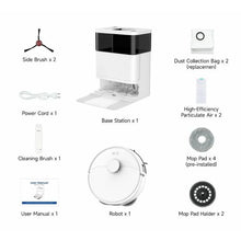 Teendow D63S ULTRA Robot Vacuum and Mop,10000Pa Suction, Super Suction, Edge Cleaning, Auto Mop Wash & Dry, Self-Emptying