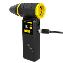 Fiizreal H28 High-Speed Brushless Turbo Blower – 8000mAh Dual Battery, 130,000RPM Typhoon Wind, Type-C Charging, Digital Display & Rotatable Nozzle