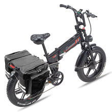 RANDRIDE YX20M-2 Electric Bike 48V 20AH 500W*2 (Peak 1000W*2) Dual Motor Recommended Top Speed 25KM/H 20inch Tire 50-60KM Max Mileage 180KG Max Load Electric Bicycle