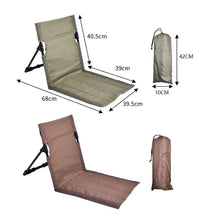 Lightweight Foldable Beach Chair with Backrest – Portable Outdoor Lounger for Camping, Garden & Lawn