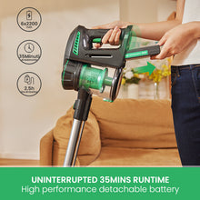 Vactidy Blitz V8 Cordless Vacuum Cleaner with Detachable Battery, 20KPa Suction Hardwood Floor Vacuum Up to 45min Runtime, 6-in-1 Lightweight Vacuum